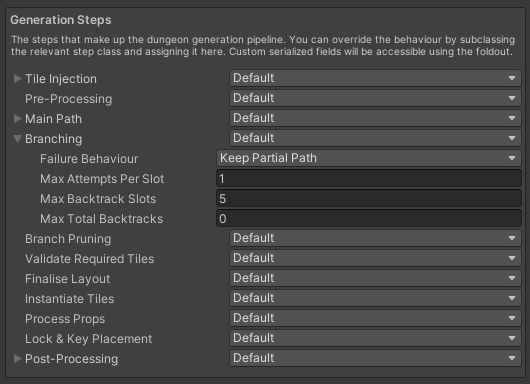 Generation Steps